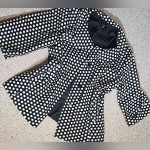 Rafaella Black and White Polka Dot Jacket